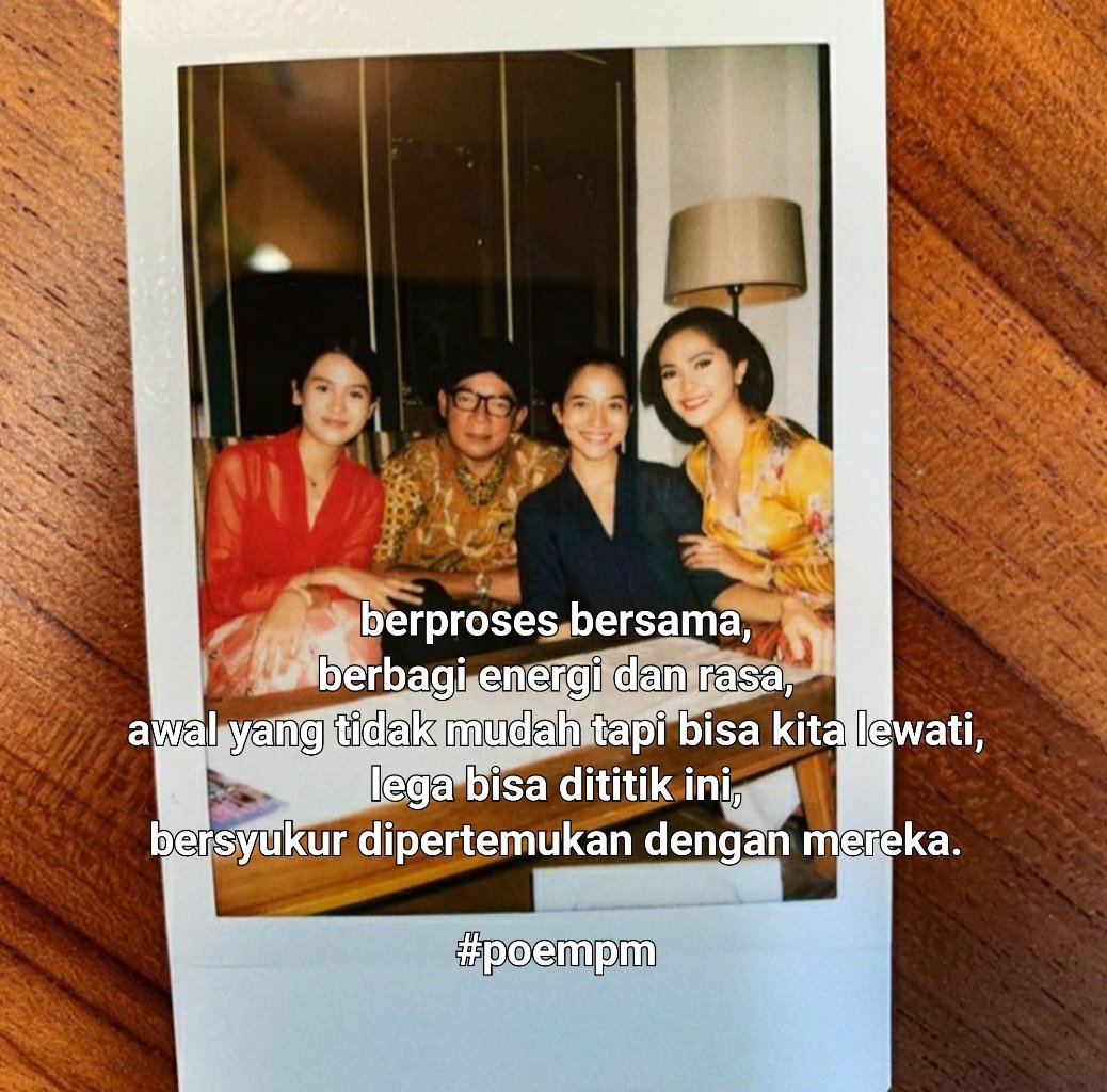 Poempm_'s tweet photo. bersyukur dipertemukan dengan mereka.

#poempm #putrimarino https://t.co/MVQXkGsWxT