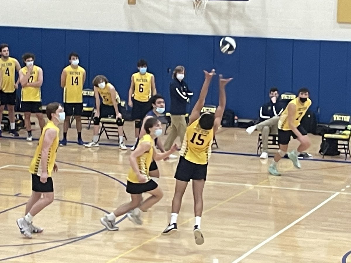 Great day for Victor Volleyball!!! 🤜💥🏐💥🤛
Both <a href="/VHSVolleyball1/">Victor HS Boys Volleyball</a> and <a href="/victorgirsvball/">VVV</a> win in straight sets and defend the home court(s)... Great Work Teams!