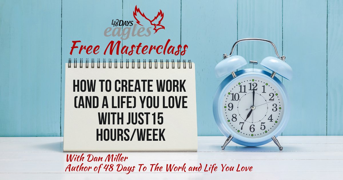 If  you give yourself a deadline &amp; commit to 15 hours a week, you can make substantial progress with small increments over time. I am going to be walking through this exact business model,  in a FREE Masterclass on Thursday, 4/22. SAVE YOUR SEAT buff.ly/2vltp1v