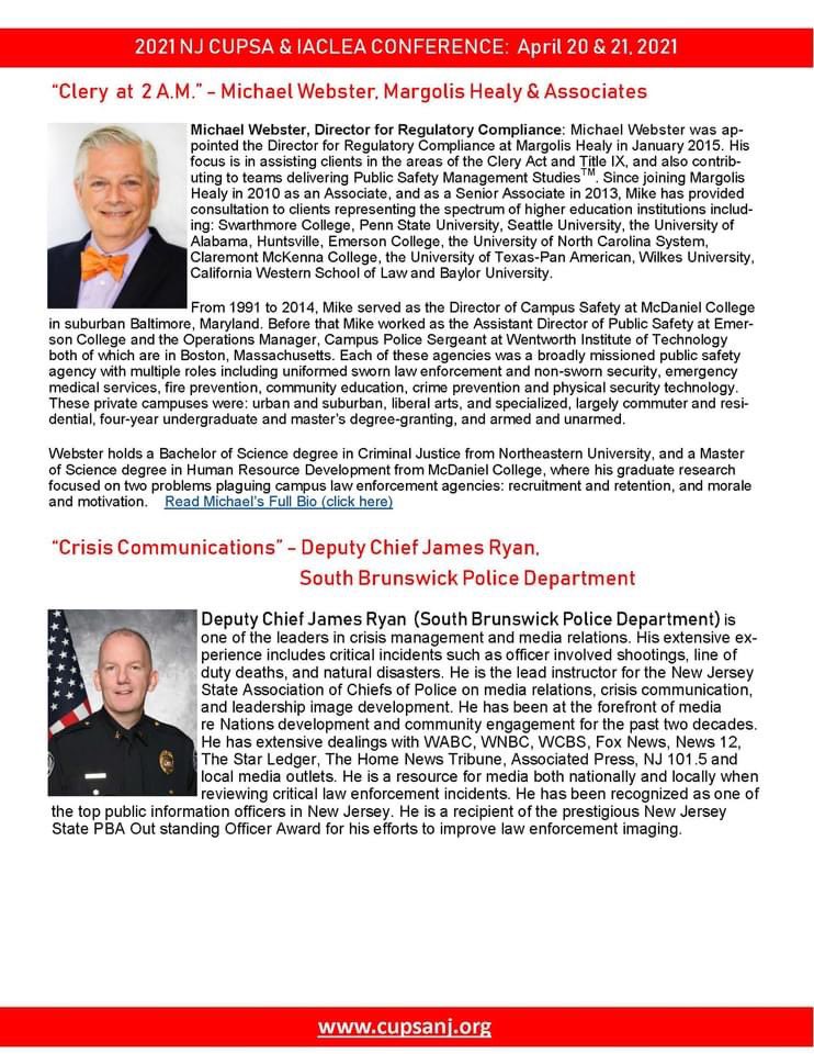 NJ College & University Public Safety Association tweet media