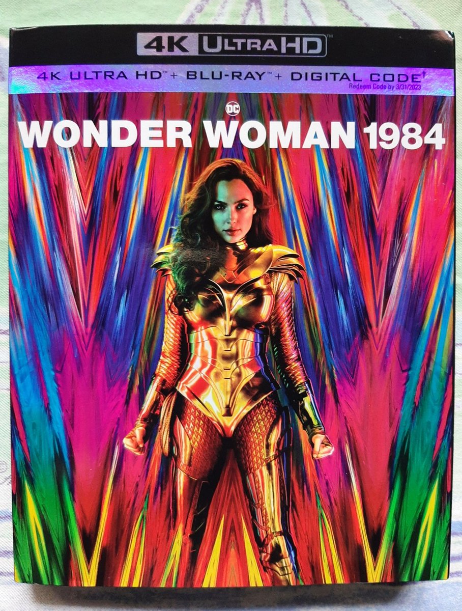 Truly much better than streaming. No need for HBO Max and HBO Go. What you pay for in physical media, a lot goes to the producers of Wonder Woman 1984 who are trying hard to recover their investment. #WonderWoman #WW84 #movies #geek @hbomax https://t.co/885DPHhEuZ