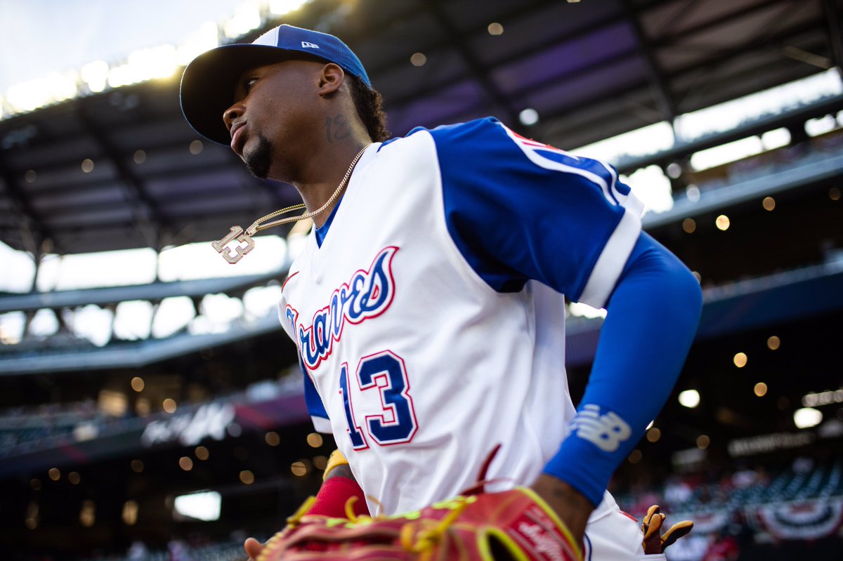 Braves's tweet photo. Your daily reminder that these are the best throwback uniforms in baseball.

#ForTheA https://t.co/t3AWXUQOsM