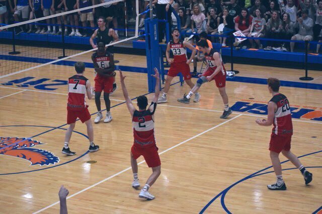 RedHawkVB's tweet photo. After 6️⃣8️⃣1️⃣ Days...the #Program returns to the court 👀🔋 Season Opener. Tomorrow Night. 5:30 at Lockport #MTBP #Program21 📺 https://t.co/YapuwLDflh