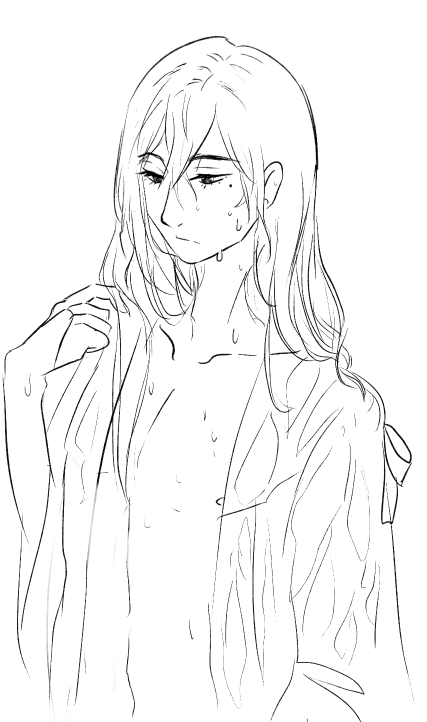 the one horni tengu drawing i did for noa 