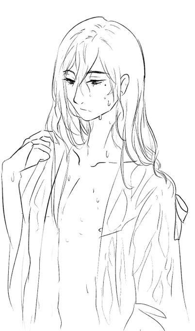 the one horni tengu drawing i did for noa 