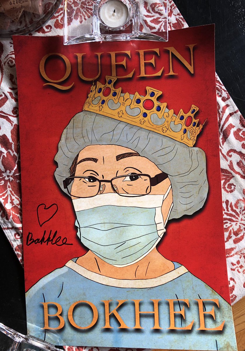 GreysProps's tweet image. My signed #QueenBokhee poster has arrived from ig:@thebokheean! I ❤️ this poster and my Queen Bokhee so much!