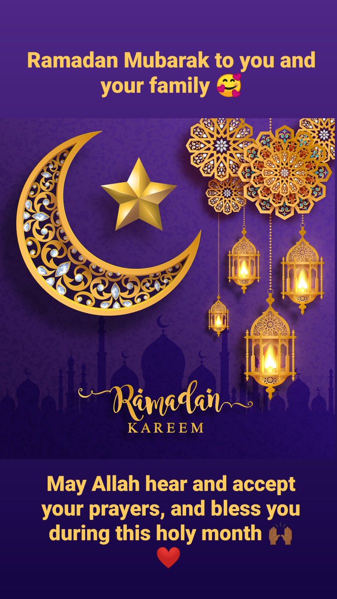 Ramadan Mubarak Everyone ❤️
#Ramadan #Ramadan2021 #ramadankareem #ramadanmubarak