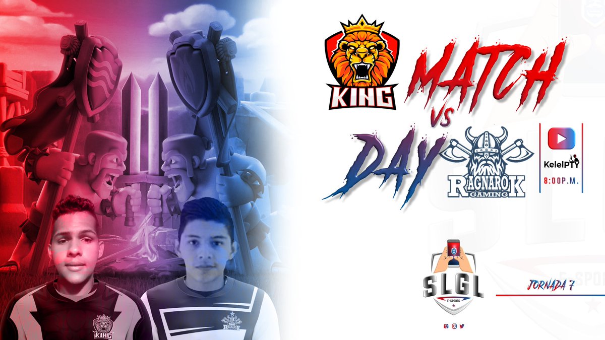Arrancamos la semana continuando la jornada7 de la liga.
Primer partido de la noche <a href="/TheRoyaleKingPA/">The Royale King 🦁🔥 TRK™</a> vs <a href="/RagnarokGk/">Ragnarok Gaming</a>.
Ambos equipos obligados a ganar para mantener vivas las esperanzas de entrar al top4.
Vive el partido por el canal de <a href="/jhonypitty/">Jhonabet Pitty (KelelPTY)</a>.
youtu.be/8m8k6NBQeaE