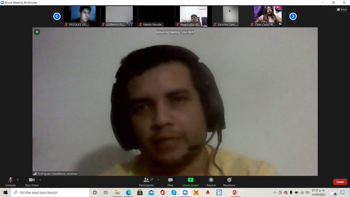 #RegresamosAclasesDeProyectos
Cada clase es más interesante que la anterior. Me agrada e inspira que mis futuros colegas participen. <a href="/omaralpuche/">omar alpuche leal</a> <a href="/WendyGabrielaC9/">Wendy Gabriela Chan C.</a> <a href="/TecAlejandro/">Alejandro tec</a> <a href="/yahaira68209432/">yahaira martinez</a> <a href="/LuisFer86627795/">Luis Fernando Cordova</a> <a href="/mfmcambra/">Mfmcambras</a> @Bris_s2k <a href="/EnriqueDamas1/">Enrique Damas</a> <a href="/EdgarUl60127323/">Edgar Ulises</a>