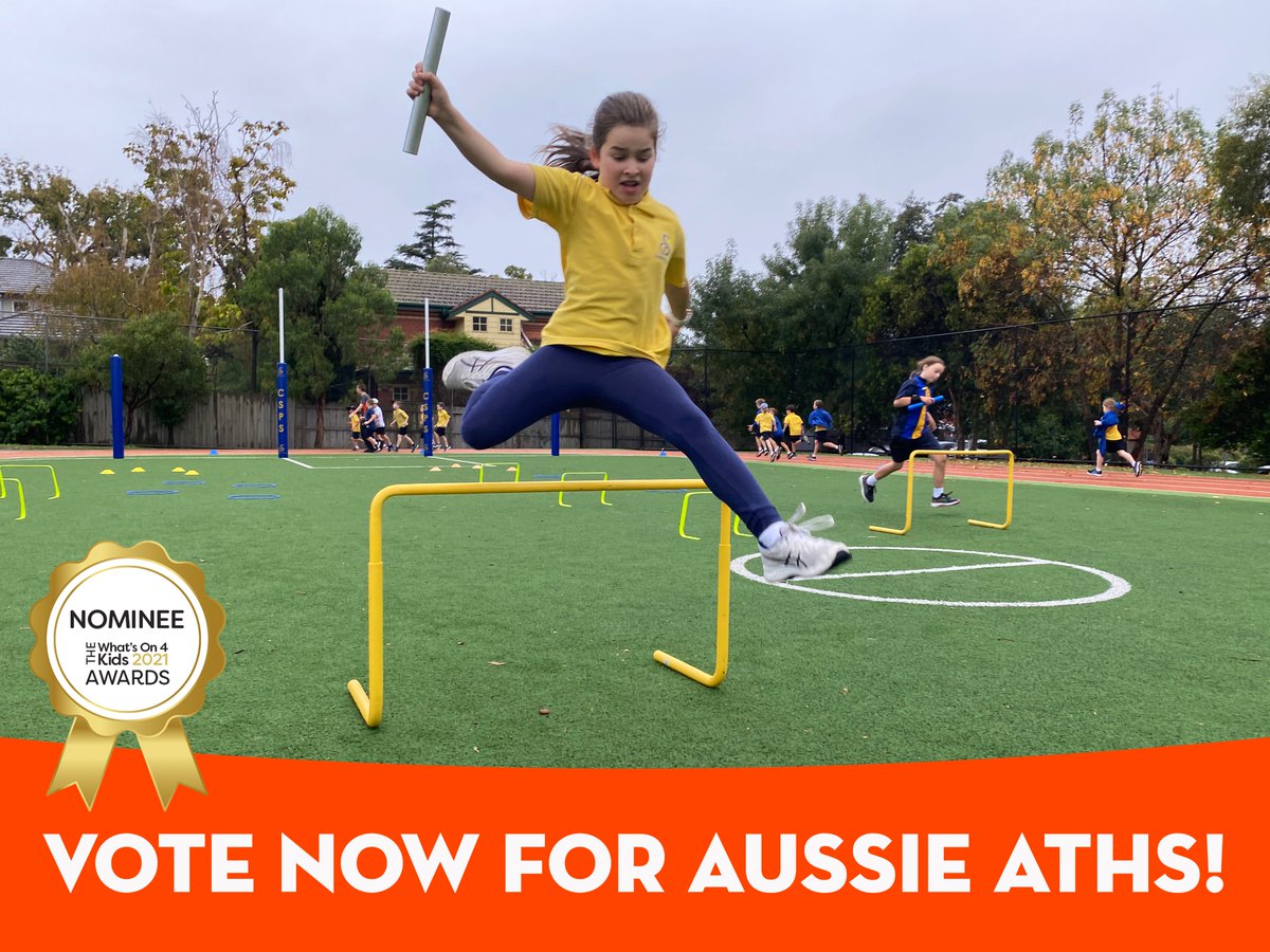 Aussie Aths has been announced as a nominee in the prestigious What's On 4 Kids 2021 Awards in two categories - 
- Best New Kids Activity/Party Business (up to 3 yrs in business)
- Best Local Franchisee School Aged Activity/Class (5-12 yrs)

Read more: aussieaths.com.au/aussie-aths-no…