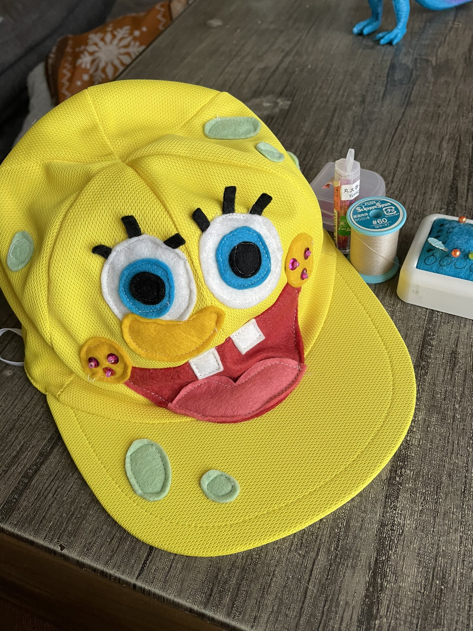 Yayaya 今年は スポンジボブ 保育園帽子 カラー帽子 カラー帽子アレンジ スポンジボブ 黄色帽子 T Co qhqn2qzc Twitter
