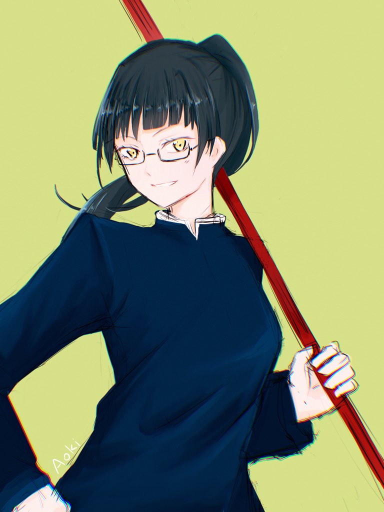 Aoki_saltedfish's tweet photo. #呪術廻戦ファンアート
#呪術廻戦
#禪院真希 https://t.co/Z9XBywgWJz