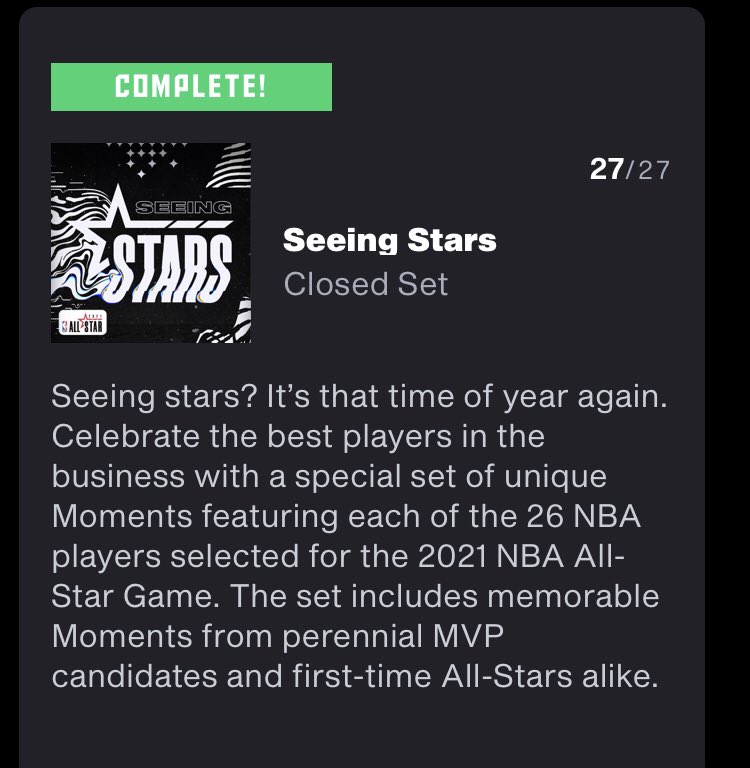 wingedscorer3's tweet photo. @nbatopshot Just completed my first set. Would appreciate a like for my Showcase challenge. #Antman https://t.co/bDnd39YoPU https://t.co/7oWWMys4Yv