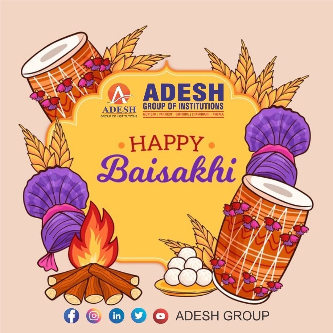 AdeshGroup's tweet photo. Adesh Group of Institutions wishes everyone Happy Baisakhi.
#HappyBaisakhi #HappyVaisakhi #AdeshGroup #adeshgroupofinstitutions #AdeshHospital #adeshmedicalcollegeandhospital
https://t.co/2MkI7y9Z6R https://t.co/pmkMPyrrnL