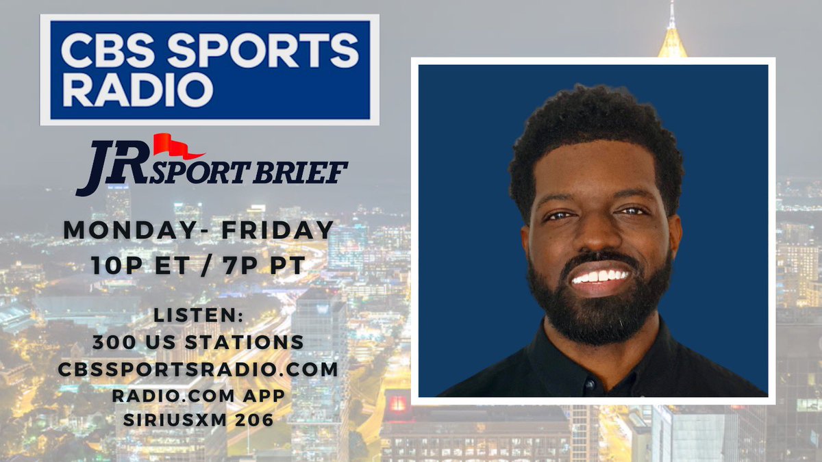 de acuerdo a Polvo gato CBS Sports Radio on Twitter: "🎙 @JRSportBrief is Live until 2 ET/11 PT ▪️  Are teams at top of NFL Draft too desperate for QB's? 🏈 ▪️ Instant replay  in sports problematic?