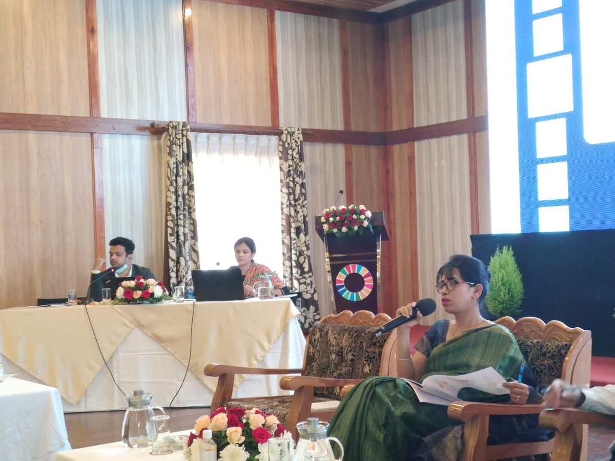 SanyuktaSam1's tweet photo. Day 1️⃣of #NERDistrictSDGIndex workshop of @NITIAayog at 🏞Shillong saw very participatory & fruitful discussions on detailing the priority issues of the region.Our #SDGTeam working closely with delegates from Sikkim, AP, Nagaland, Manipur, Assam, Mizoram,Tripura & host Meghalaya! https://t.co/xXRQRYazKZ