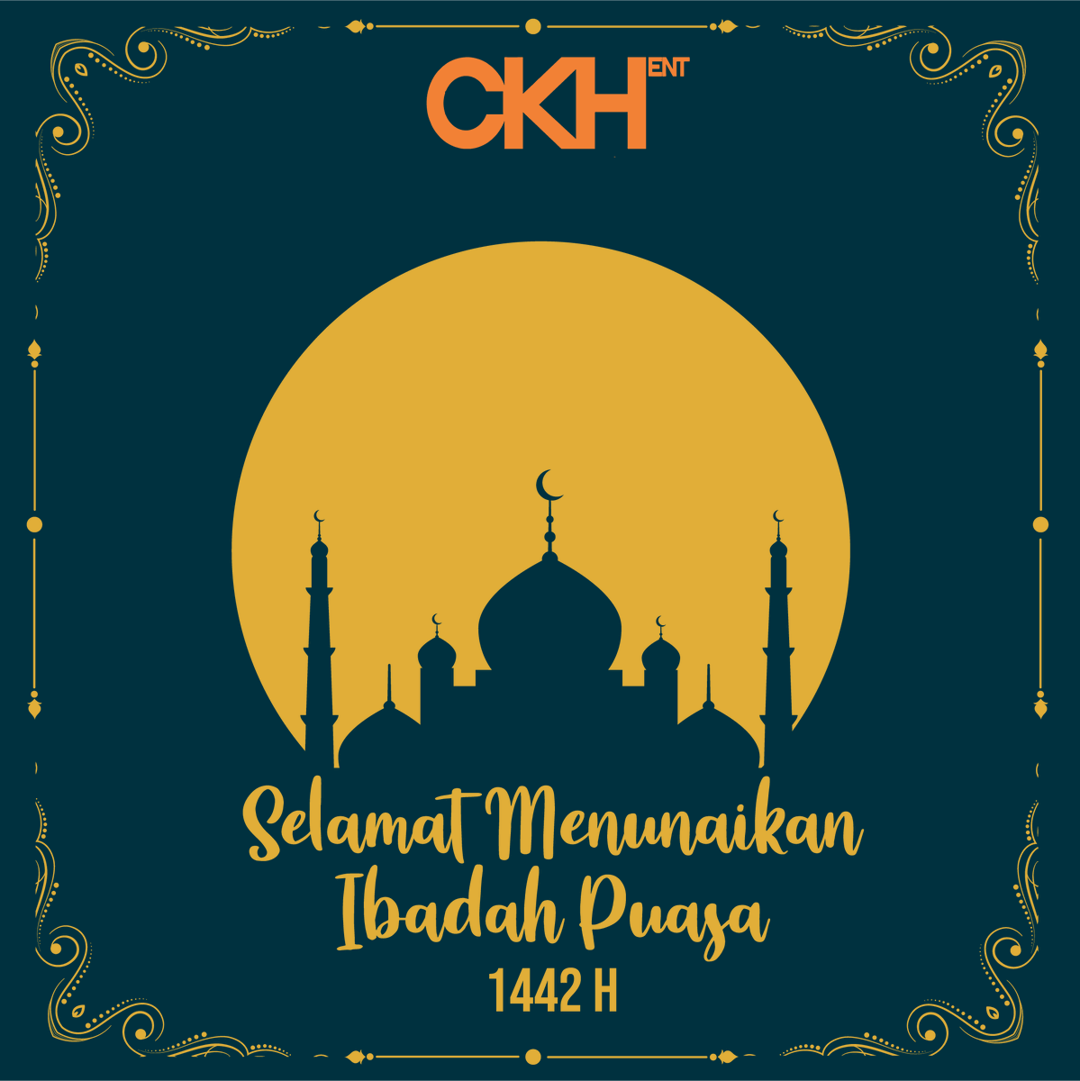 ckh_ent's tweet photo. Selamat Menunaikan Ibadah Puasa Ramadhan 1442 H

Mohon maaf lahir dan batin. Semoga kita semua selalu diberikan kesehatan serta kelancaran dalam menjalankan ibadah puasa tahun ini, Aamiin 🙏🏻

#ramadhan2021 #sekamatberpuasa #selamatpuasa #ramadhan1442H #ckhgroup #ckhentertainment https://t.co/Nxglk1FgdP