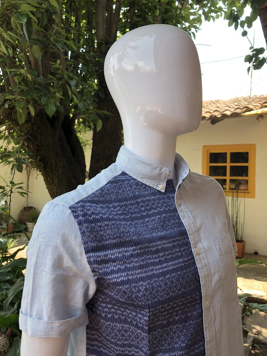lareboceria's tweet photo. Miren que chulas nos quedaron nuestras camisas con rebozo. 

Tenemos ExCh, Ch, M, G y ExGr.

Pregunta vía inbox  en https://t.co/2GMjXZZAGb y en https://t.co/9wyubsnJMS por las formas de prenderla, tenemos envíos a todo México desde $150. https://t.co/2dlhY9AfSK
