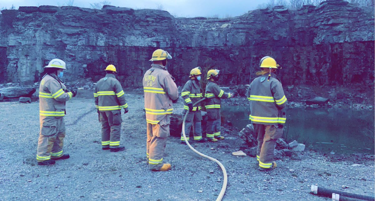 AthensFire's tweet photo. Forest Fire Supression and Water Pumping training. Training stations were set up under the supervision and guidance of our captains and chiefs! Keep up the good work! #perfectpracticemakesperfect
Thank you Tackaberry Construction for the use of your quarry to help us to train. https://t.co/m3iQzPIjpu