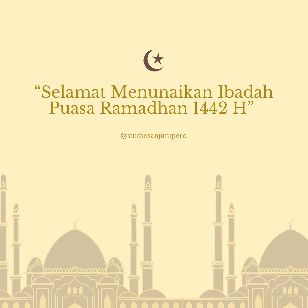 studiosanjunip1's tweet photo. Selamat menunaikan ibadah puasa✨

#Puasa #Ramadhan #ramadanmubarak #AdaKikiDiBerbaren9anLazada https://t.co/sIe3hCRySV