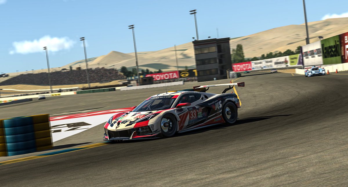 Managed a top 10 tonight for <a href="/CORTGT/">CORT GT</a> at Sonoma.  Some good battles early on with the P2 cars coming through. Fun times!