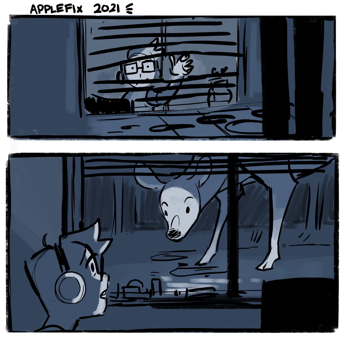 Unexpected Visitor #comics 