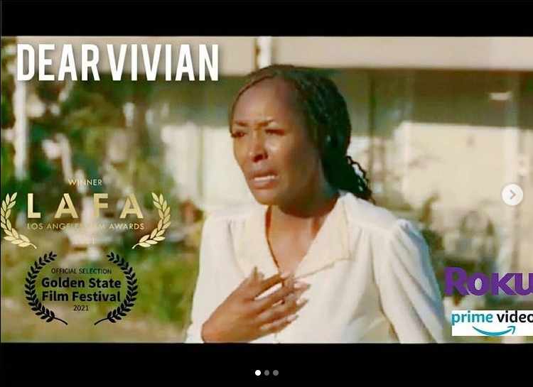 UAAtalent's tweet photo. Congratulations to our actor @audreycharris and the entire cast and crew on winning Best Indie Short LA Film Awards AND Best Original Screenplay Golden State Film Festival on their film "Dear Vivian"!!

#dearvivian #bestindieshort #bestoriginalscreenplay

https://t.co/NaidQ03iky https://t.co/E0wyhXLPYO
