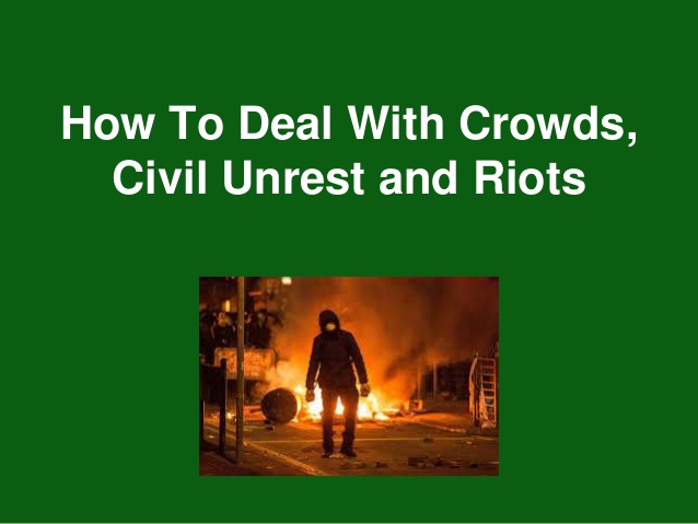 Bob_Mayer's tweet image. How To Prepare for and Deal with Civil Unrest, Crowds and Riots. Also if you are protesting what gear you should have.  #civilunrest #crowds www2.slideshare.net/CoolGus/how-to…  via @SlideShare #protest2020