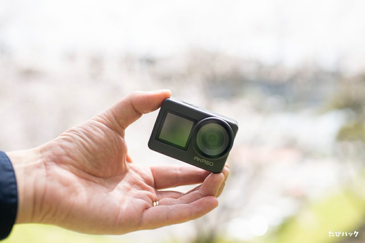 tabi_hack's tweet image. 「AKASO Brave 7」は格安アクションカメラの決定版になる！？【発売レビュー】（PR） - tabihack.jp/akasobrave7/