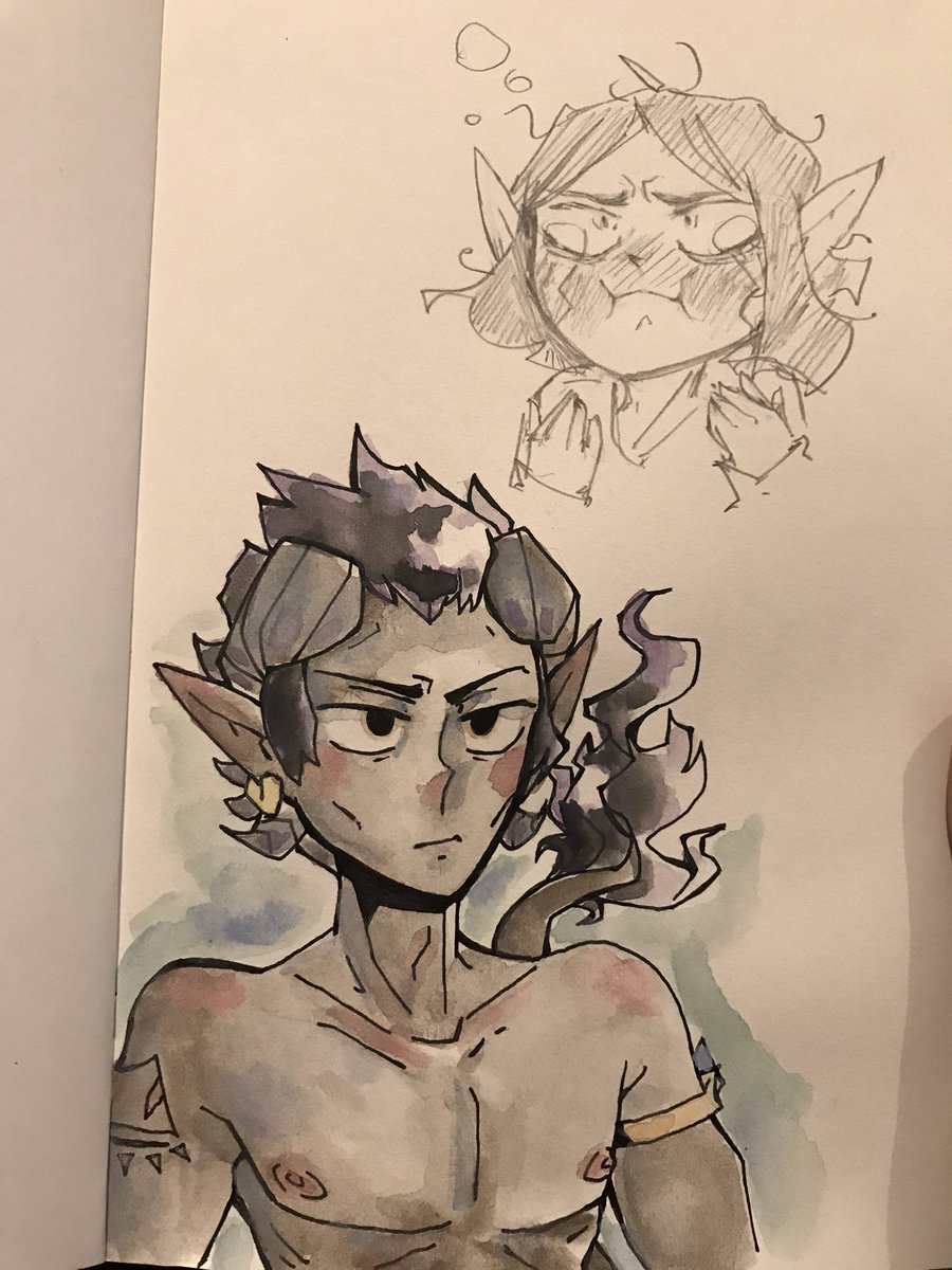 Hey, I’m Lemon~ I love OCs and DnD characters with all my heart, and I’m always interested in finding others on here who love them as well!!!!I do a lot of watercolor and ink stuff-