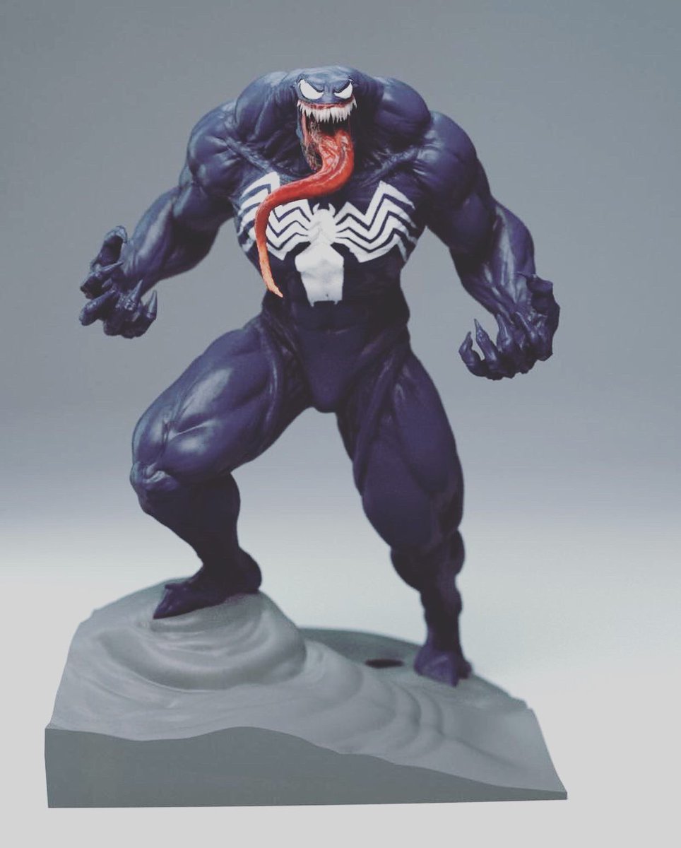 FluffGrumble's tweet photo. We are VENOM 

#3dart #3DSMax #vray #zbrush #marvel #venom #comics #Cryptoart #3Dprinting #ArtistOnTwitter #art #sculpting https://t.co/aTBE4Q3FHX
