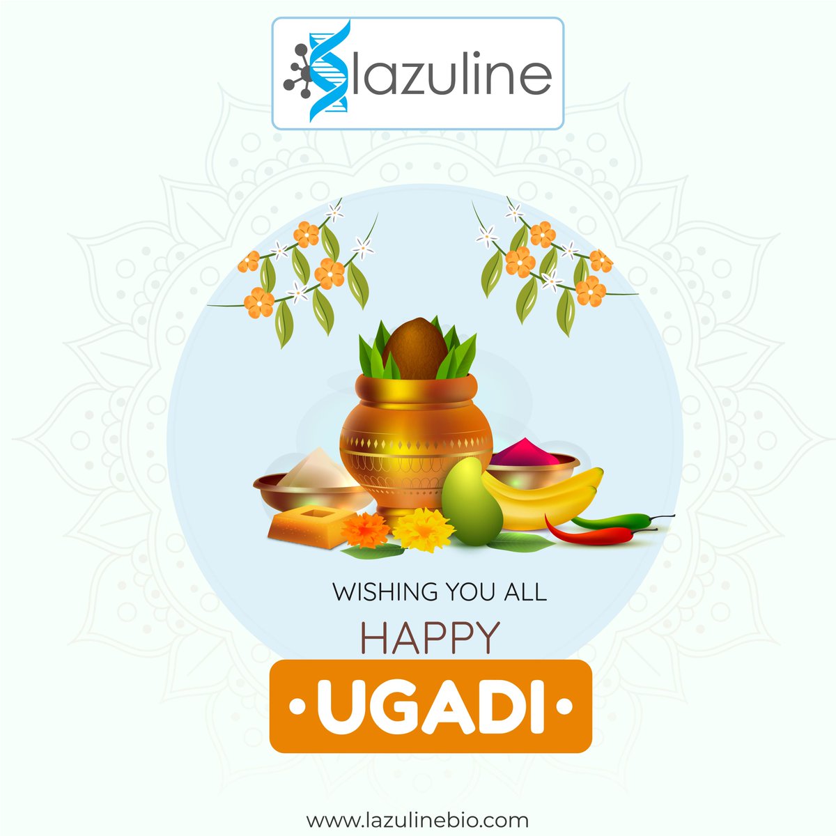 LazulineBiotech's tweet photo. Lazuline Biotech Family Wishes You All A Happy Ugadi.

#ugadi2021 #happyugadi #happyugadi2021 https://t.co/fv71LgrVQu