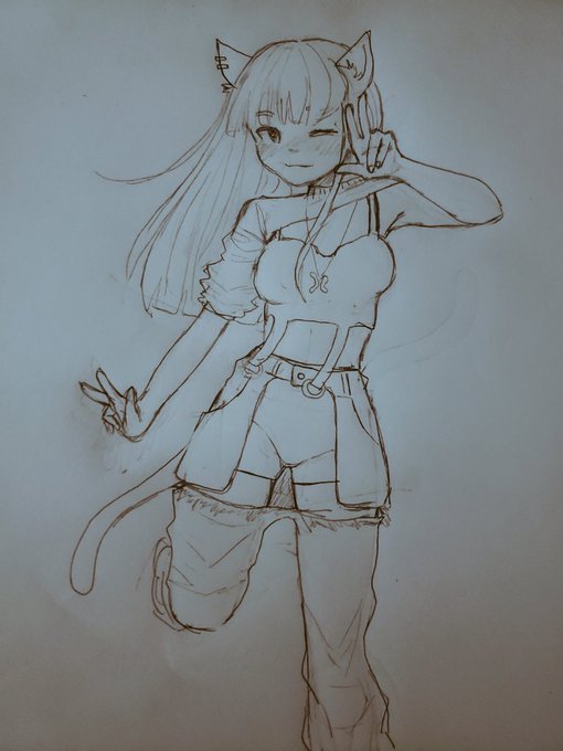 手描きイラスト オリジナル S かっこいい ブレイト 初瀬 筆ペン画 終焉のなき混沌へ 美少年 色紙 とっておきし福袋 終焉のなき混沌へ