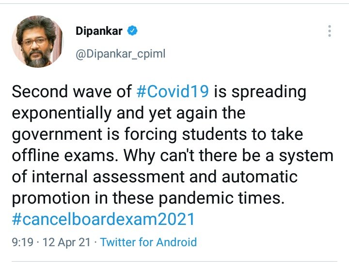 thedeepaksays's tweet photo. Give us support  more and more
#cancelboardexams2021 
#cancelboardexam2021 https://t.co/hcZJpWXHDA