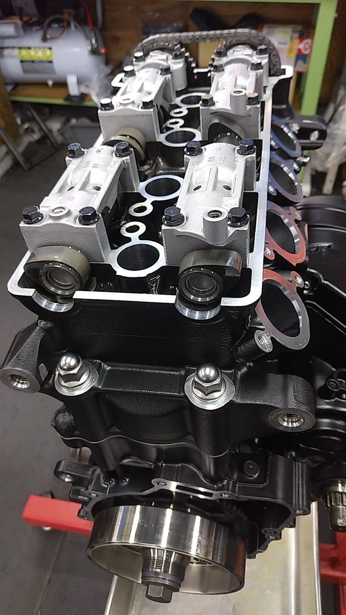 Sus441 Engine 18 Yzf R6エンジン完成