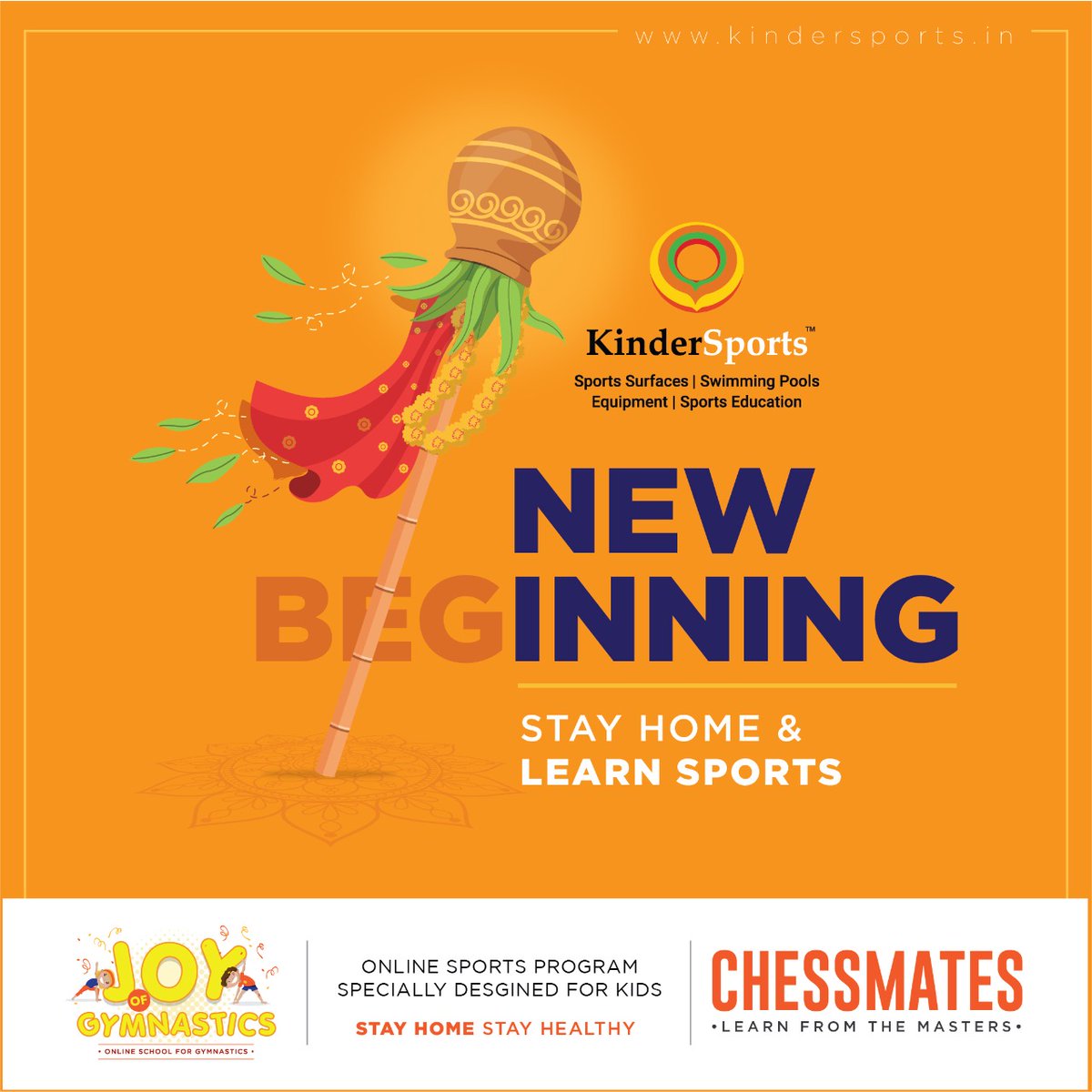 Let's start a healthy new inning by learning sports online!
Happy and healthy Gudi Padwa to all!
.
.
#HappyGudiPadwa #gudipadwa #gudi #gudipadwacelebration #chess #chessmate #gymnastics #joyofgymnastics #sportsequipment #sportsinfrastructure #sports #KinderSports