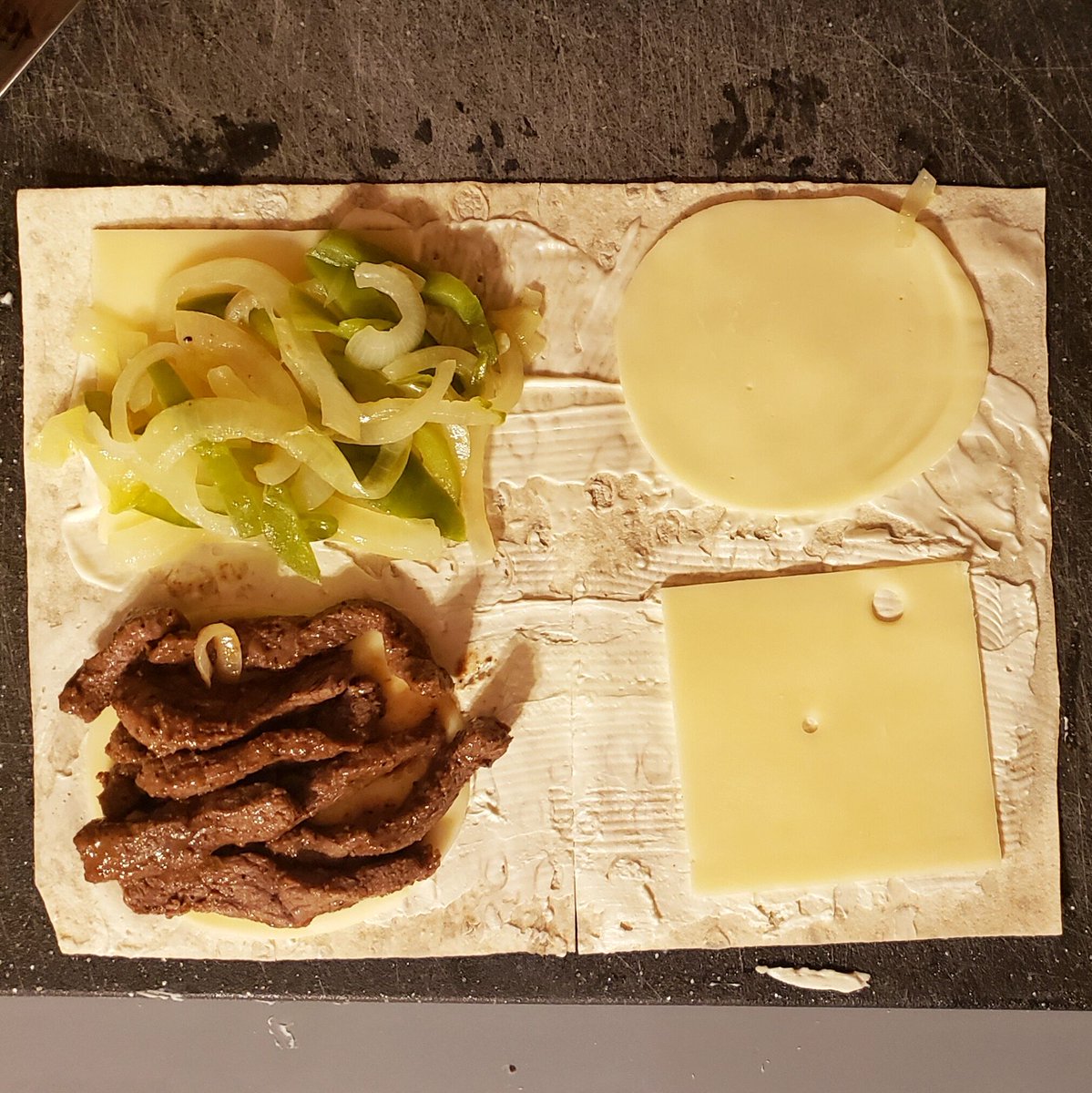 Slice up our Bison Top-Sirloin (or any of our steaks or roasts) and fold them up in a @cutdacarb flatbread with cheese, onion, and green peppers, and you have a Philly to go!  😉😋

#bison #bisonbisonbison #bisonsteak #eatbison #meatlover #steak #colorado #coloradoproud #philly