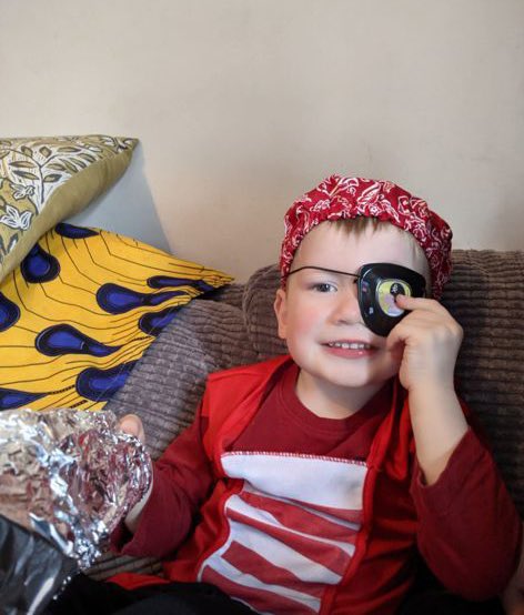 Chitenge Pirate Caps for Little Captains 💛🏴‍☠️💛 shared by our supporter @anenglishgirlinafrica

#zambezicheer
#scatterjoy
#zambezijoysociety