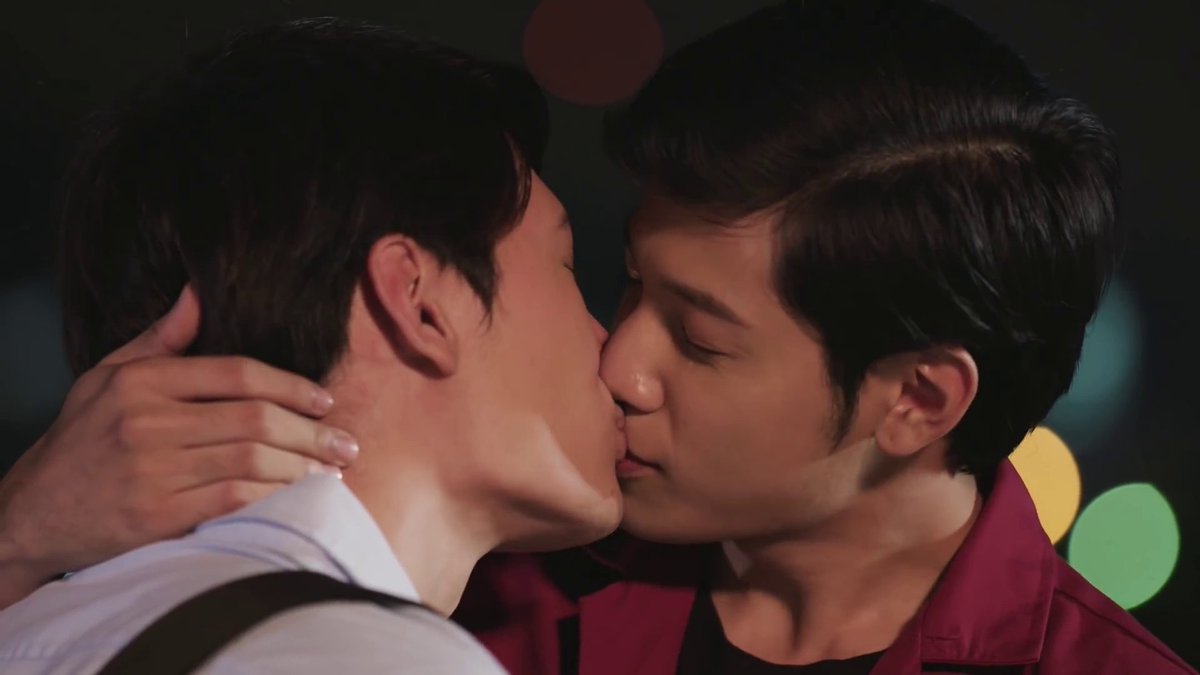 One of my personal favorite examples of their Good Chemistry is the last kiss in SOTUS S, where Krist and Singto individually decided to add a casual peck after The Kiss. Because they trust each other enough to experiment on the fly like that, we get a sweet, authentic kiss.