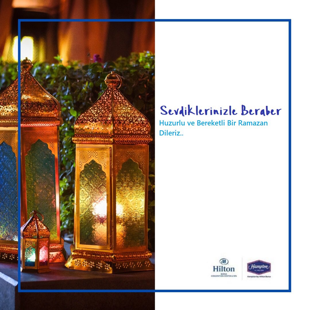 HamptonBursa's tweet photo. Sevdiklerinizle beraber sağlıklı ve bereketli bir Ramazan dileriz. 🌹
We wish everyone a healthy Ramadan. 🌹
#Hapmton #hamptonbursa #hamptonhotels #ramadanmubarak   #ramazan https://t.co/LsMOFJ4Gqi