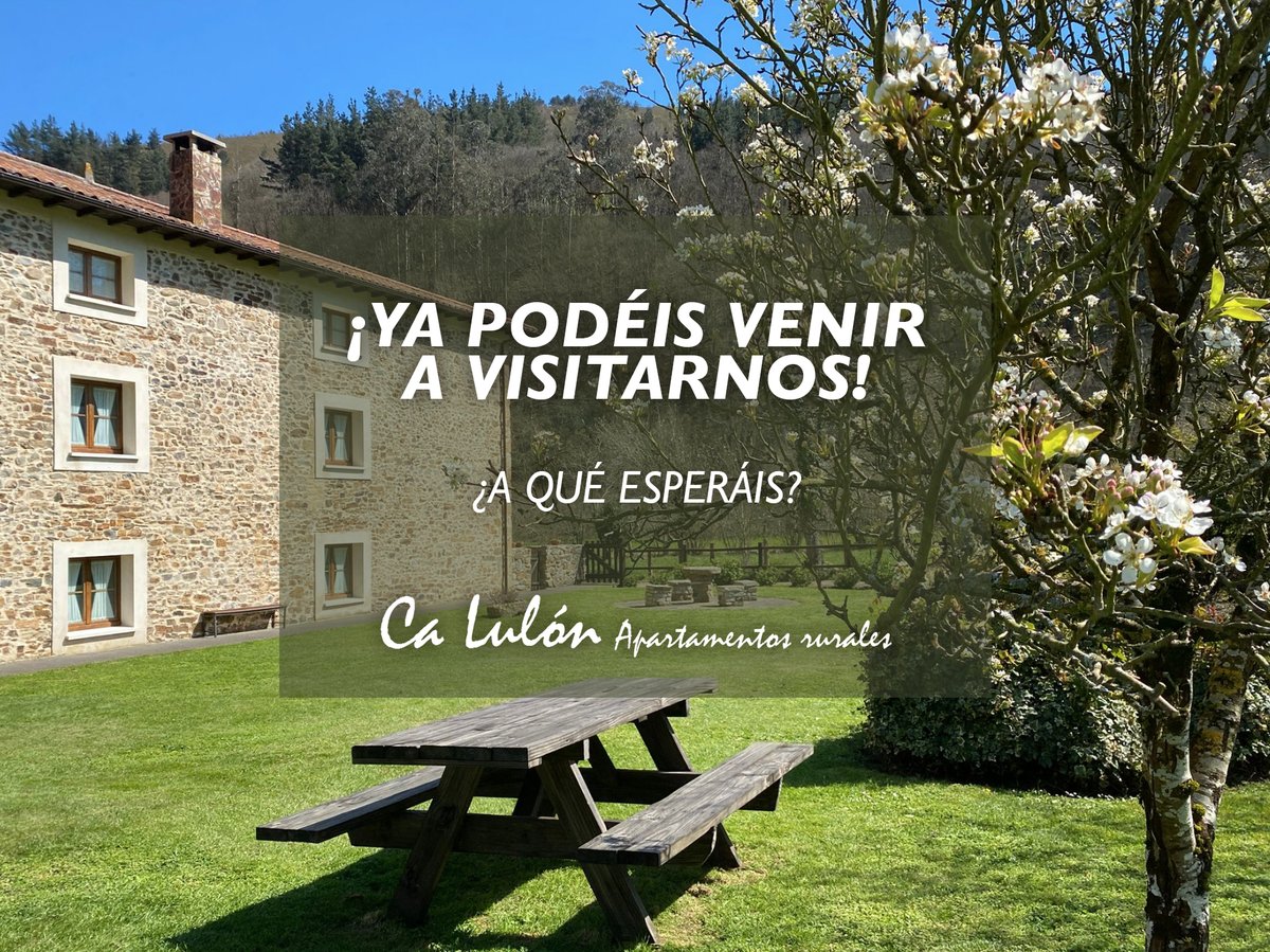 CaLulon's tweet photo. ¡Familia! ¡YA PODÉIS VENIR A CA LULÓN! 🥰 

Estamos deseando veros  💤 🍃

Consultad sin compromiso: +34 650764660 / 609214054
🏡 https://t.co/DRE8T7h102
#ApartamentosRurales #TurismoRural #Yerbo
#Asturias #escapadafamiliar https://t.co/l71rAAzOP5