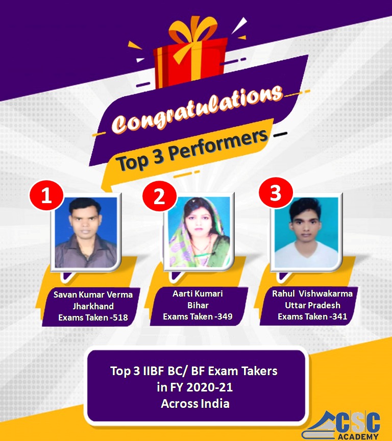 Congratulations to all top <a href="/CSCegov_/">CSCeGov</a>  performers on their significant achievement. Many more to come... 
<a href="/academy_csc/">CSC Academy</a> 
<a href="/dintya15/">dinesh tyagi Retd IAS</a> 
<a href="/KingomSmec/">Veer</a> 
<a href="/CSCJharkhand/">CSC Jharkhand</a> 
<a href="/BiharCsc/">CSC Bihar</a> 
<a href="/CSCUttarPradesh/">CSC Uttar Pradesh</a> 
<a href="/PatankarRishi/">Rishikesh Patankar</a> 
<a href="/sspatil1901/">Sameer Patil</a> 
<a href="/AjayPrakashCho3/">Ajay Choubey</a>