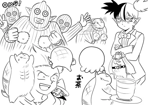 17巻のカオスぬり絵 