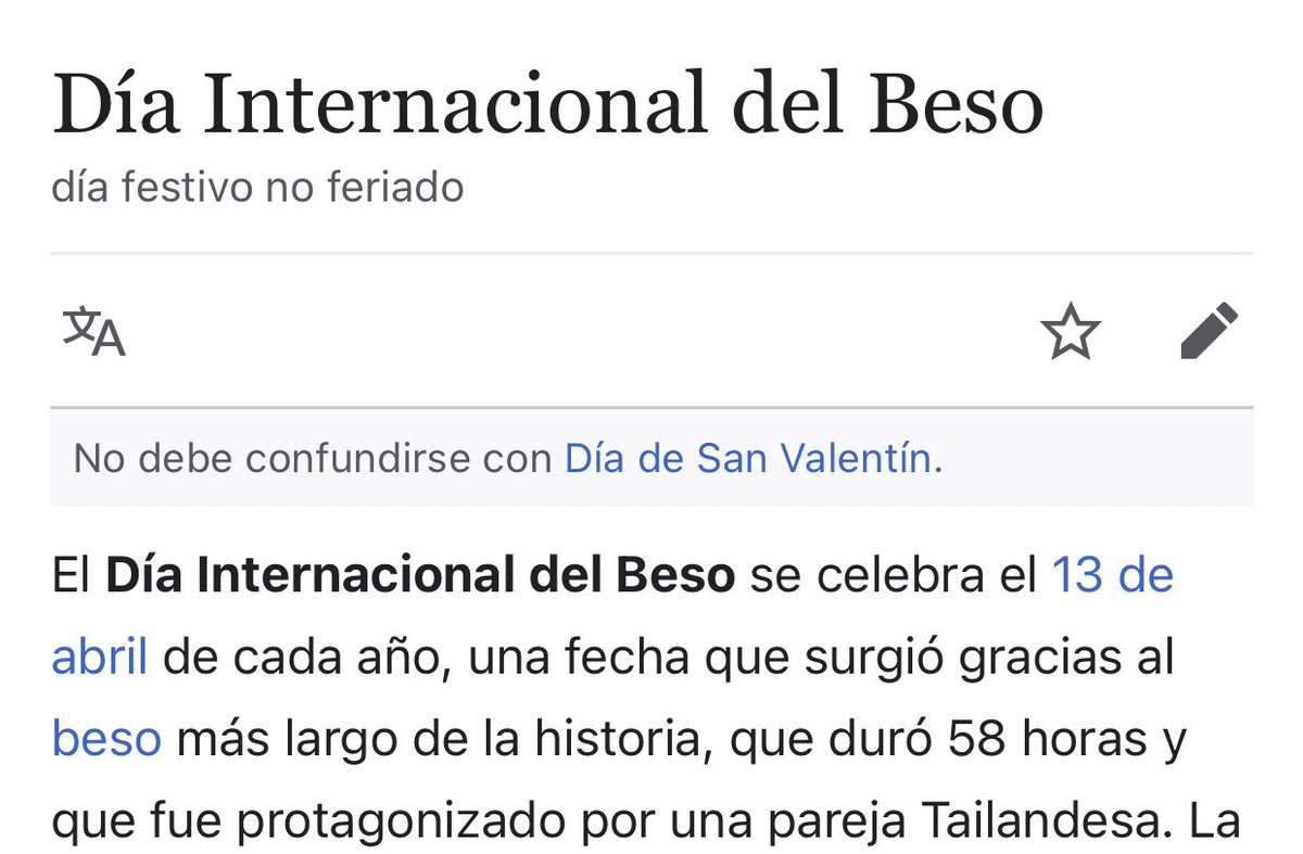Hoy es el día internacional del beso...¿Me das uno?👉🏻👈🏻