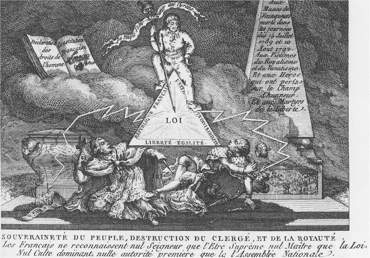 Loin d'être un malentendu, cette décision exprime la volonté consciente de détruire tous les symboles de la royauté sacrée (ce que sont indubitablement ces statues !), pour signifier que les Français se sont libérés du double esclavage de la tyrannie et de la superstition. 6/10