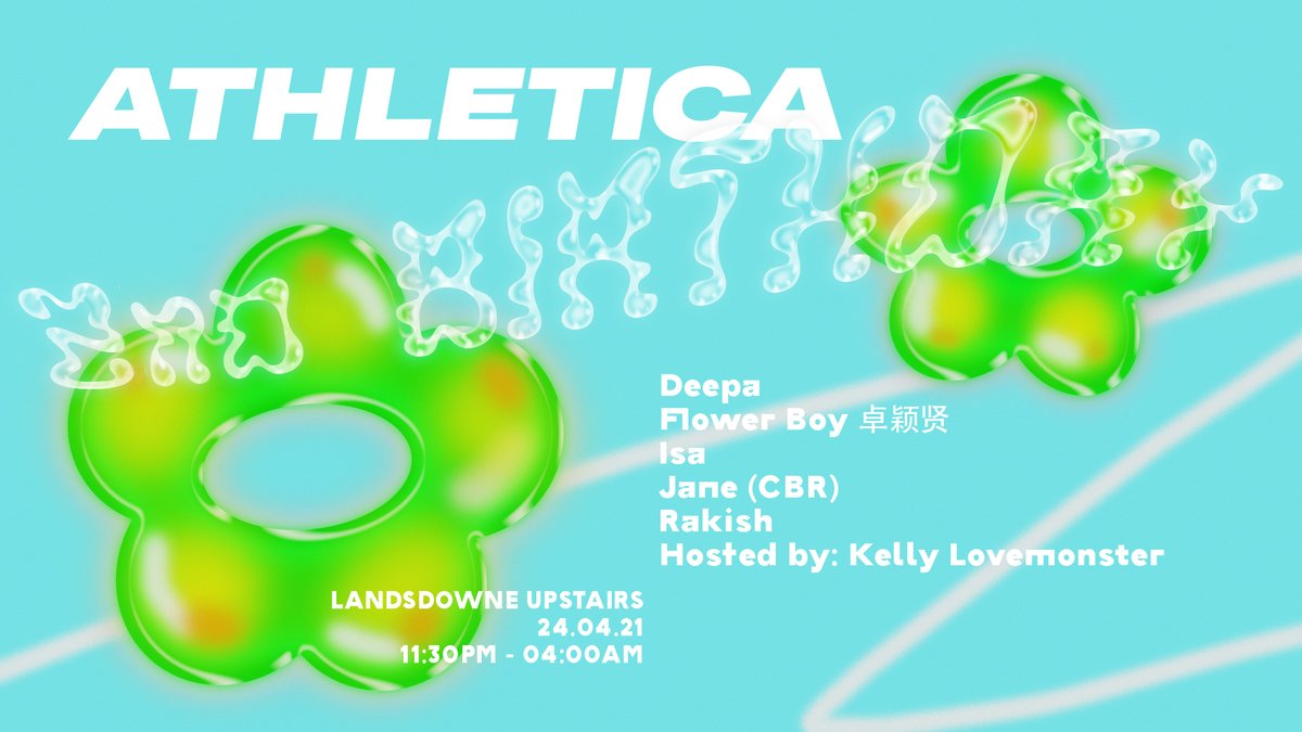 athleticaaa's tweet photo. Dance floors are back and we're celebrating our 2nd Birthday!!! Grab ticcies here: https://t.co/P1VCYddARu https://t.co/TYzheq1Ozx
