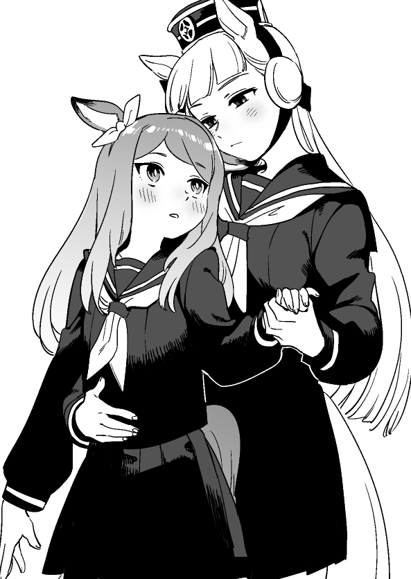 ゴールドシップ(ウマ娘) ,メジロマックイーン(ウマ娘) 「#odaibako_kutuyatti https://t.co/FsP4nJl」|ぎんじろうのイラスト