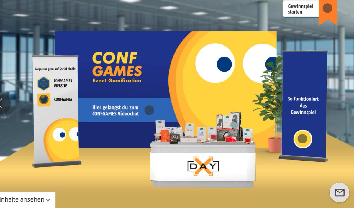 Es darf wieder gespielt werden. Los gehts auf der #campusx mit #expoip. Es gibt wie immer tolle Sofortpreise zu gewinnen: Gutscheine und Goodiebags. Schnell sein lohnt sich. #eventgamification #gamification #gamifyyourevent