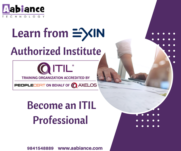 Aabiance's tweet photo. Become an ITIL Professional! 
Register today at Aabiance Technology
Call 98415 48889

#ITILtraining #ITILfoundationtraining #ITILcertificationtraining #ITILCourse https://t.co/tj2z0nla8j