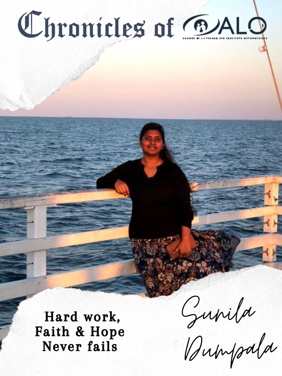 Read along to know the interesting and inspiring story of one of our youngest Ph.D. scholars! 

aloptom.com/chronicles

#GetInspired #Chronicles_of_ALO #Optometry #OptometristSuccessStories #PhD
#HardWorkNeverFails #Successstories #Success
#TeamALO #Team_ALO #ALO_forevertogether